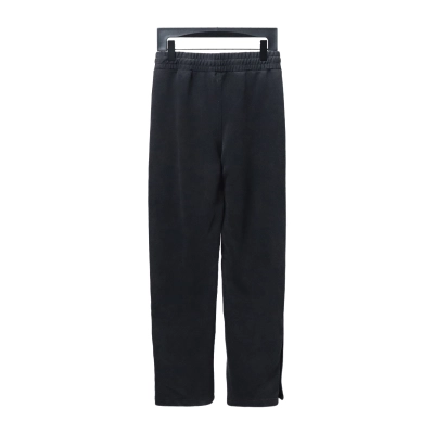 Chrome Hearts washed smoky gray patchwork buttoned Pants 02