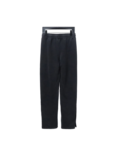 Chrome Hearts washed smoky gray patchwork buttoned Pants 02