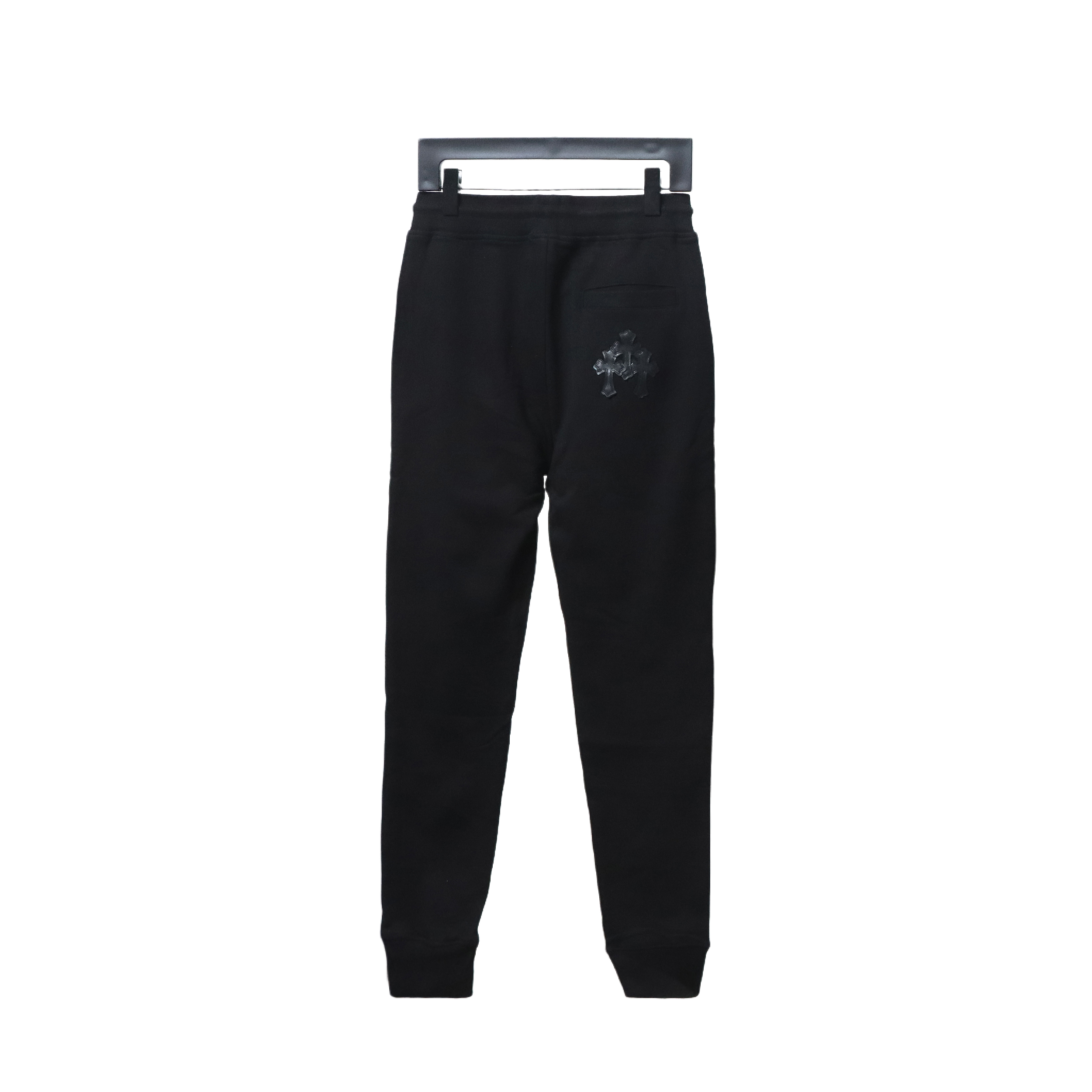 PK Chtome Hearts cross patch leather suit Pants