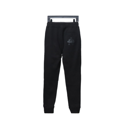 PK Chtome Hearts cross patch leather suit Pants 02