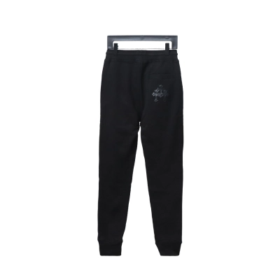 Chtome Hearts cross patch leather suit Pants 02