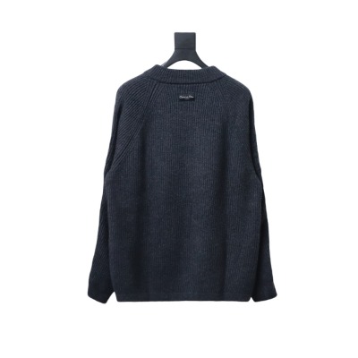  DIOR 24FW arm zip wool pullover sweater 02