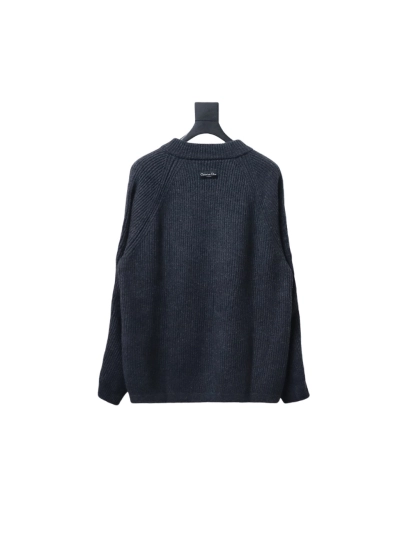 DIOR 24FW arm zip wool pullover sweater 02