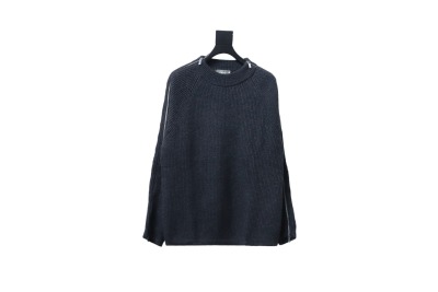 DIOR 24FW arm zip wool pullover sweater 01