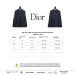 DIOR 24FW arm zip wool pullover sweater