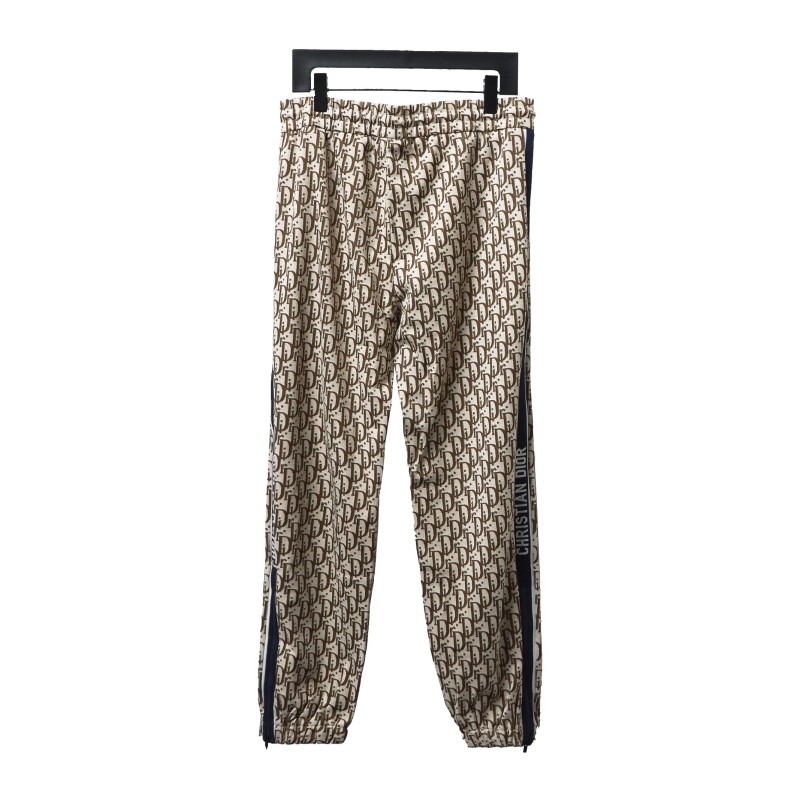 Dior 24Fw full print jacquard side ribbon suit Pants