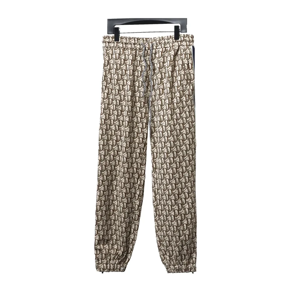 Dior 24Fw full print jacquard side ribbon suit Pants