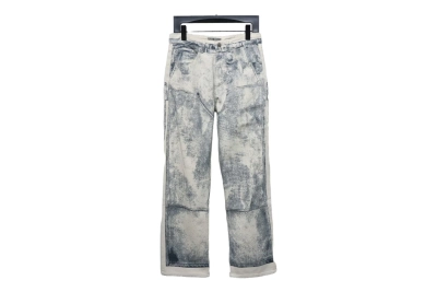 Dior 24Fw ink sketch print Jeans 01