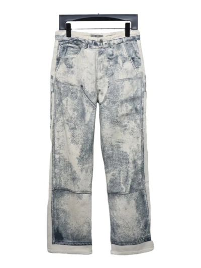Dior 24Fw ink sketch print Jeans 01