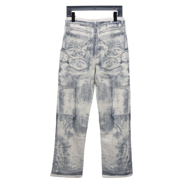 Dior 24Fw ink sketch print Jeans