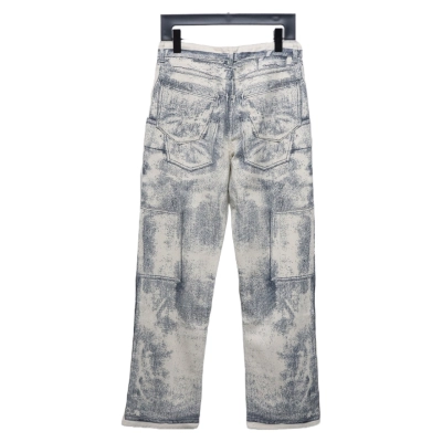 Dior 24Fw ink sketch print Jeans 02