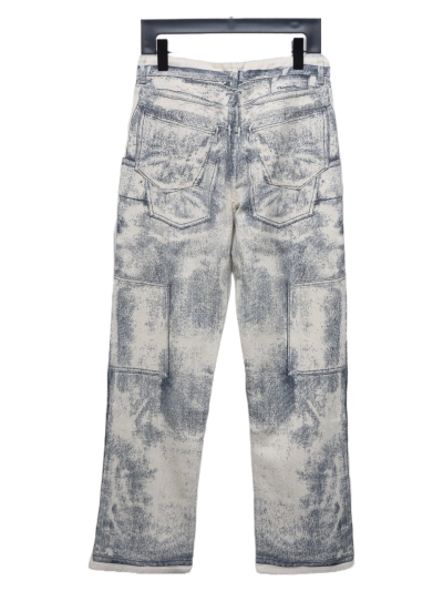 Dior 24Fw ink sketch print Jeans 02
