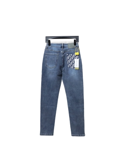 Dior classic monogram pocket Jeans 02