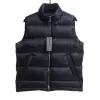 Dior full-grain dark pattern Vest Down Jacket