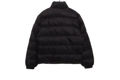 Dior full print three-dimensional geometric pattern stand collar down jacket 02