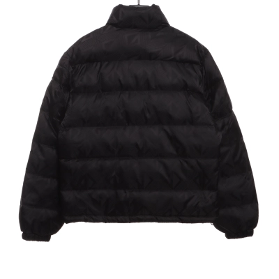 Dior full print three-dimensional geometric pattern stand collar down jacket 02