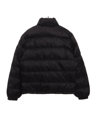 Dior full print three-dimensional geometric pattern stand collar down jacket 02