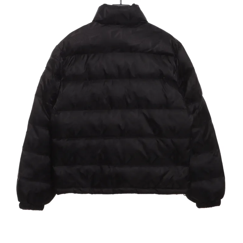  Dior full print three-dimensional geometric pattern stand collar down jacket