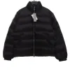 Dior full print three-dimensional geometric pattern stand collar down jacket