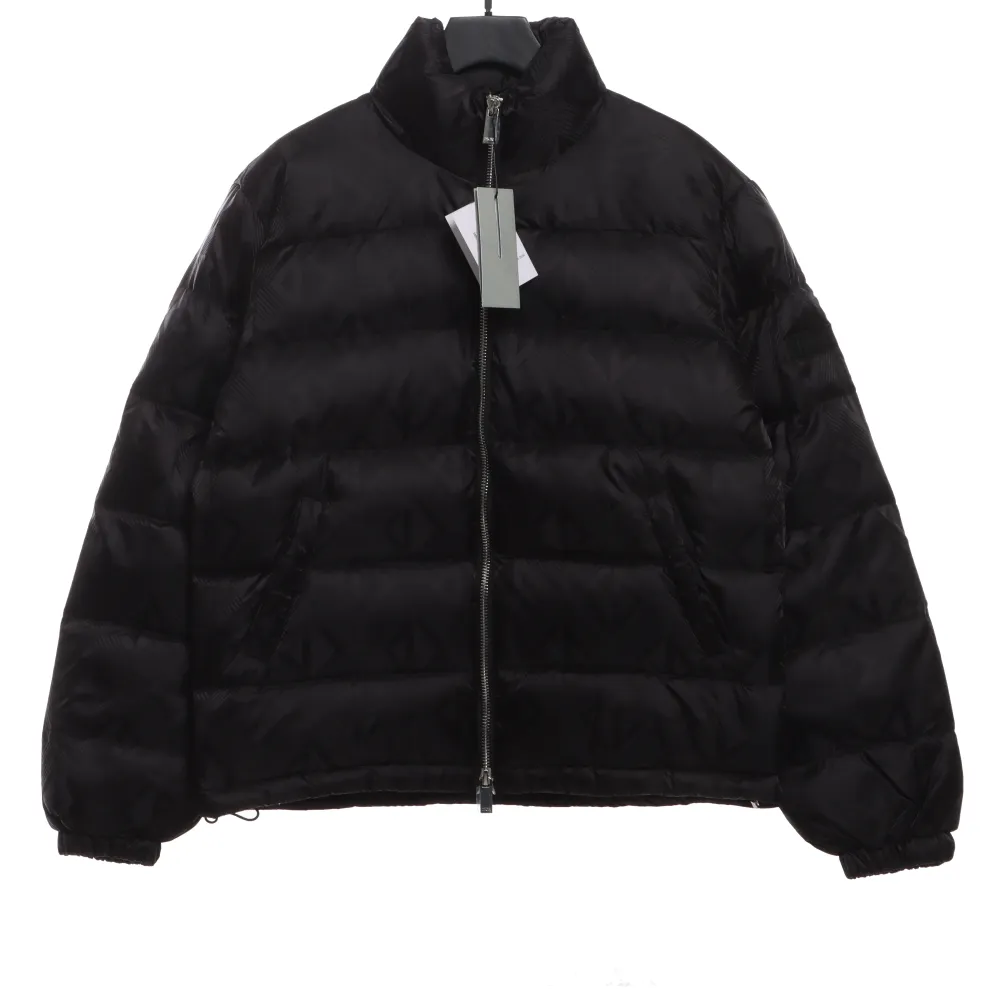 Dior full print three-dimensional geometric pattern stand collar down jacket