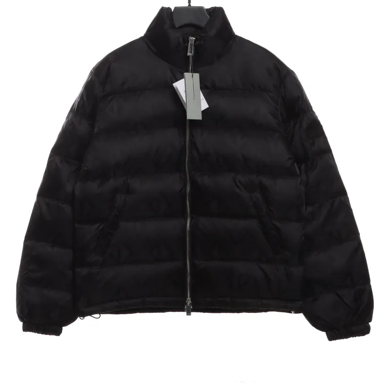  Dior full print three-dimensional geometric pattern stand collar down jacket