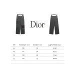 Dior x Stone Island joint 24Fw pocket Dior island logo work Jeans-gray blue 1