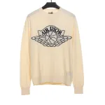 Jordan Dior joint logo jacquard sweater 1