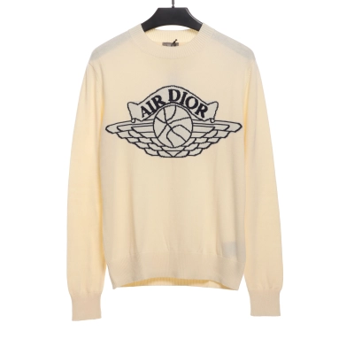 Jordan Dior joint logo jacquard sweater 1 01