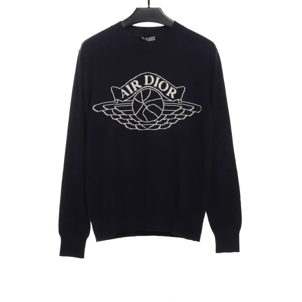 jordan D*or joint logo jacquard sweater 2