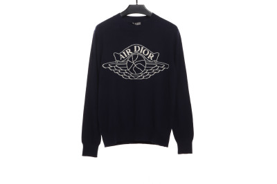 Jordan Dior joint logo jacquard sweater 2 01