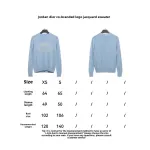 Jordan Dior joint logo jacquard sweater 3