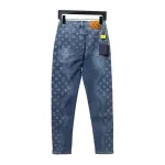 Louis vuitton 2023ss printed old flower Jeans
