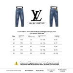 Louis vuitton 2023ss printed old flower Jeans
