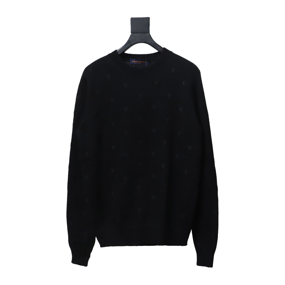 Louis Vuitton 24FW all over print embroidery sweater