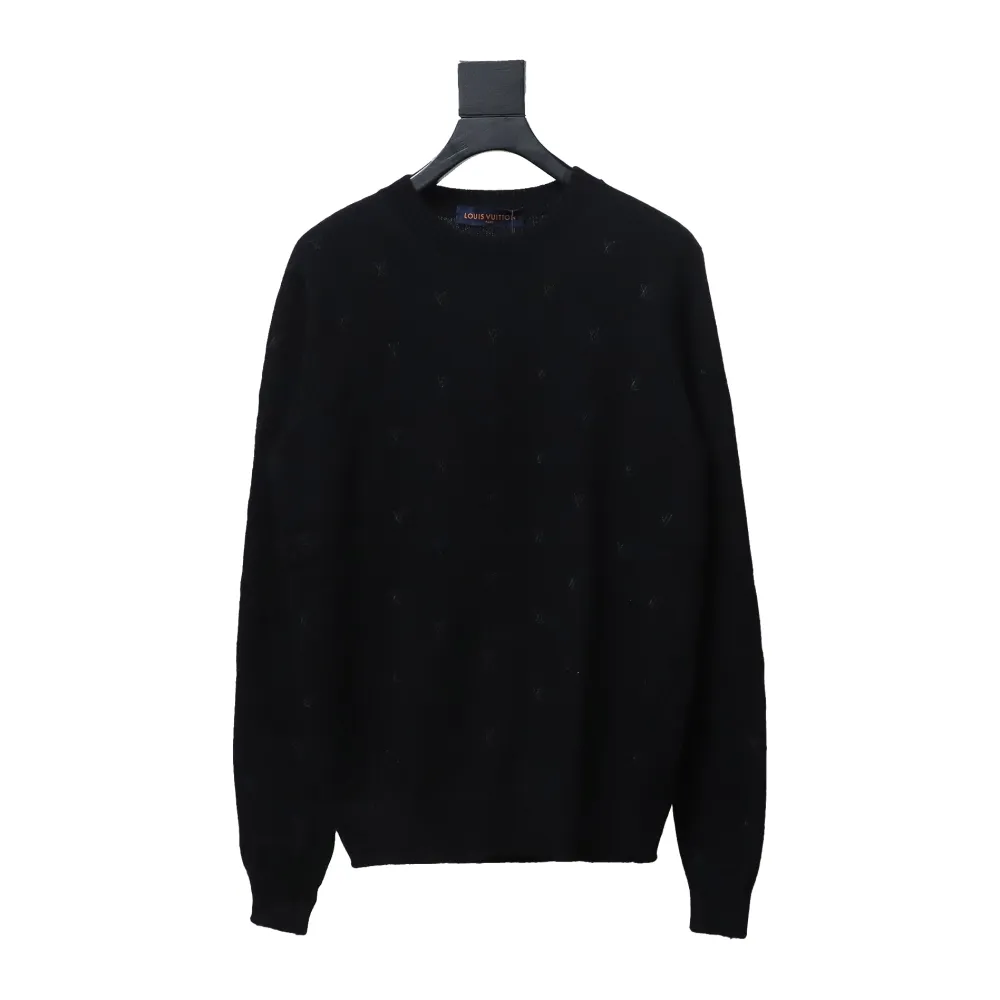  Louis Vuitton 24FW all over print embroidery sweater