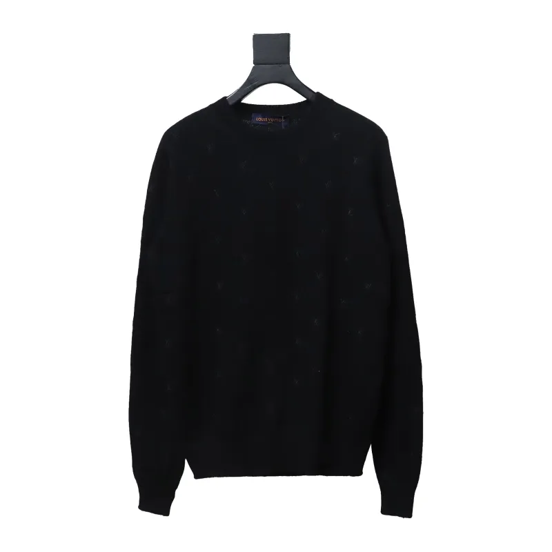  Louis Vuitton 24FW all over print embroidery sweater