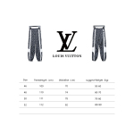 Louis Vuitton 24Fw color-block monogram sports Pants