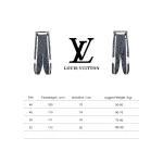  Louis Vuitton 24Fw color-block monogram sports Pants