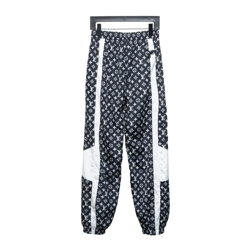  Louis Vuitton 24Fw color-block monogram sports Pants