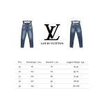  Louis Vuitton 24SS duck patch embroidered Jeans