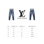 Louis Vuitton 24SS duck patch embroidered Jeans