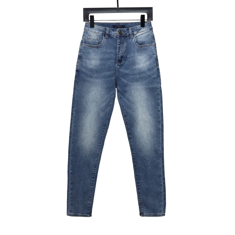  Louis Vuitton 24SS duck patch embroidered Jeans