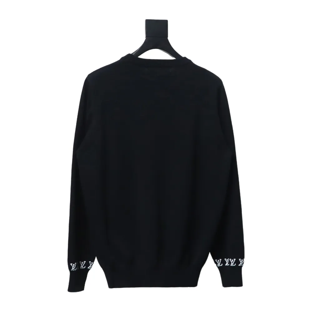  Louis Vuitton 24SS letter long sleeve round neck sweater