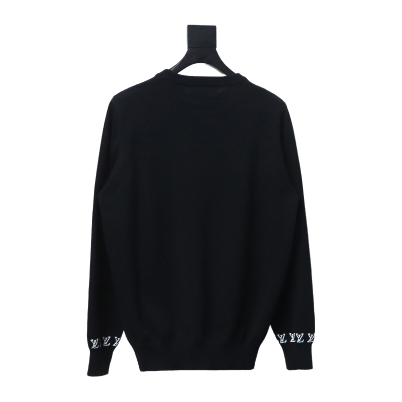 Louis Vuitton 24SS letter long sleeve round neck sweater