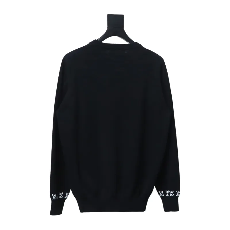  Louis Vuitton 24SS letter long sleeve round neck sweater