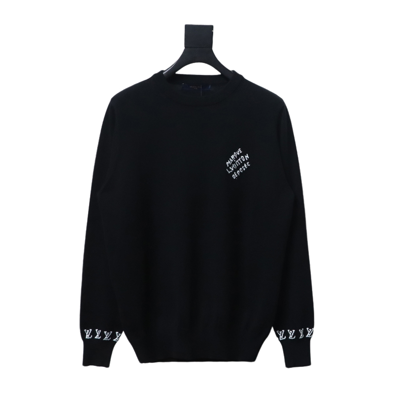 Louis Vuitton 24SS letter long sleeve round neck sweater