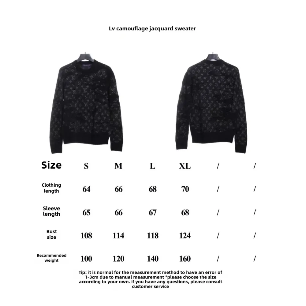 Louis Vuitton Camouflage jacquard sweater