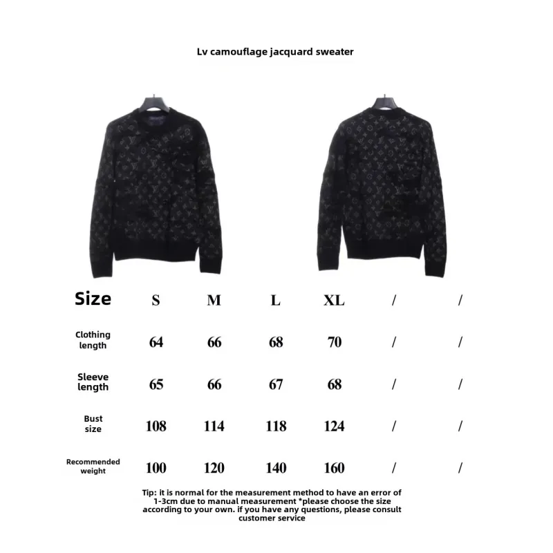 Louis Vuitton Camouflage jacquard sweater