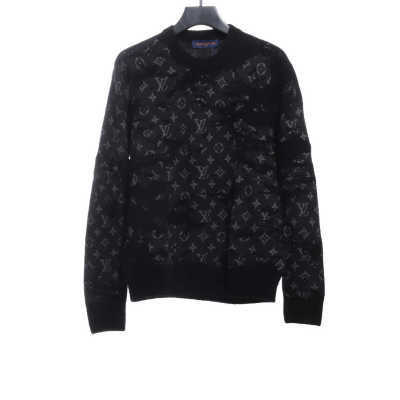 Louis Vuitton Camouflage jacquard sweater 01