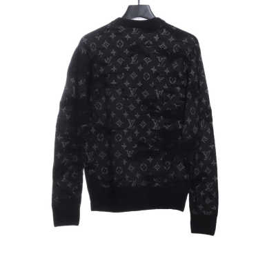  Louis Vuitton Camouflage jacquard sweater 02